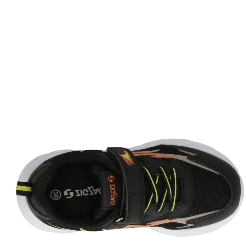 Zigzag Gukal Sneaker Blinkesko Børn Sort