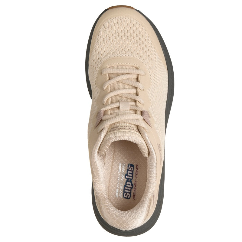 Skechers BOBS Sport Skillz Too Essential Sneaker Dame Beige