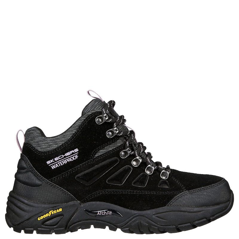 Skechers relaxed fit: Arch Fit Recon støvle dame sort