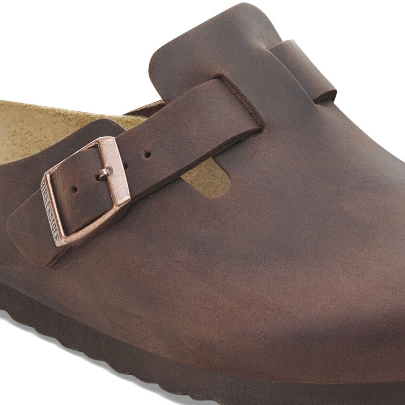 Birkenstock Boston Habanna Soft Smutter Herre Dame Brun (Normal)
