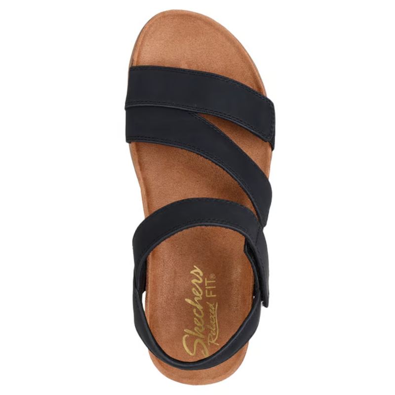 Skechers Lifted Comfort Sandal Dame Sort