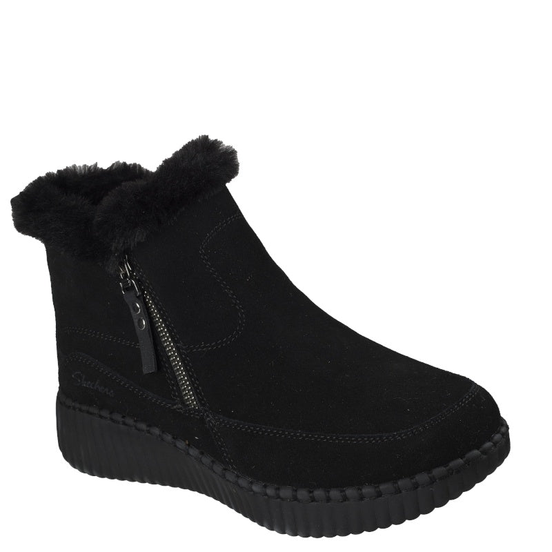 Skechers Relaxed Fit: Wilshire Blvd - Fresh Zip Støvle Dame Sort