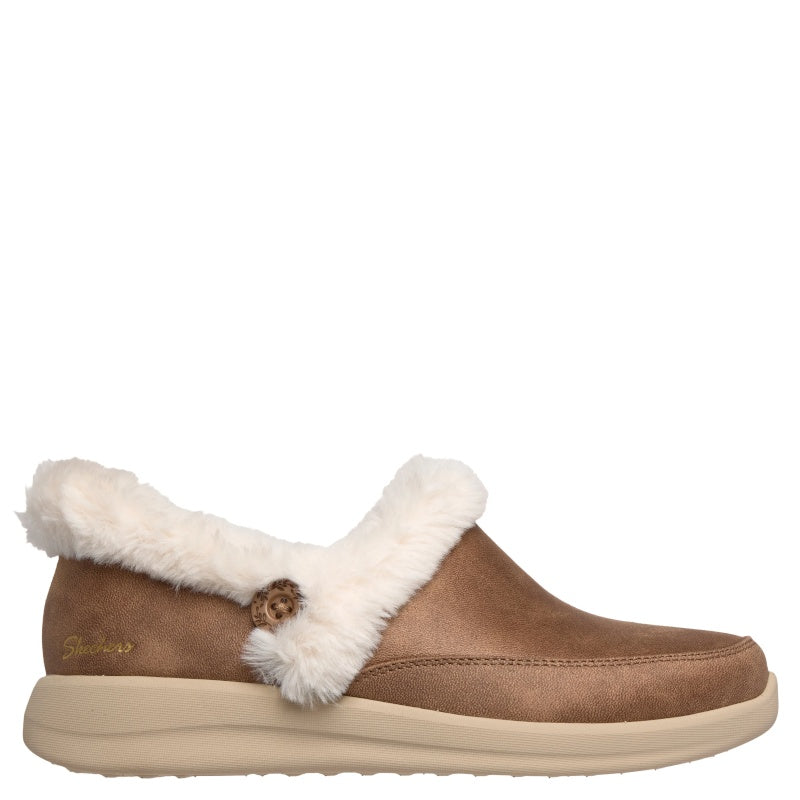 Skechers Slip-ins: Cozy Escape Hjemmesko Dame Brun