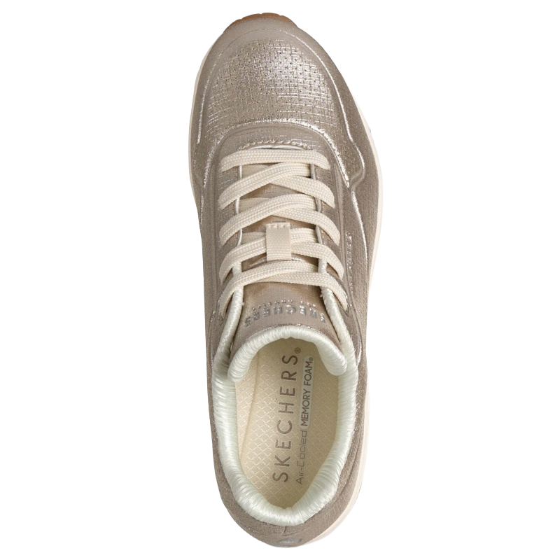 Skechers UNO – Shinin' Bright Sneaker Dame Guld Metallic