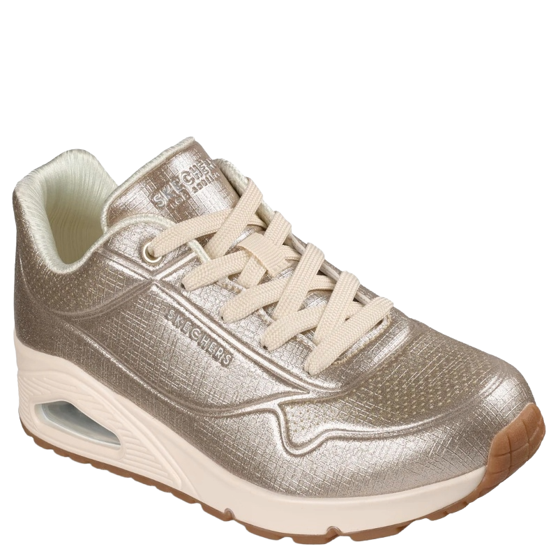 Skechers UNO – Shinin' Bright Sneaker Dame Guld Metallic