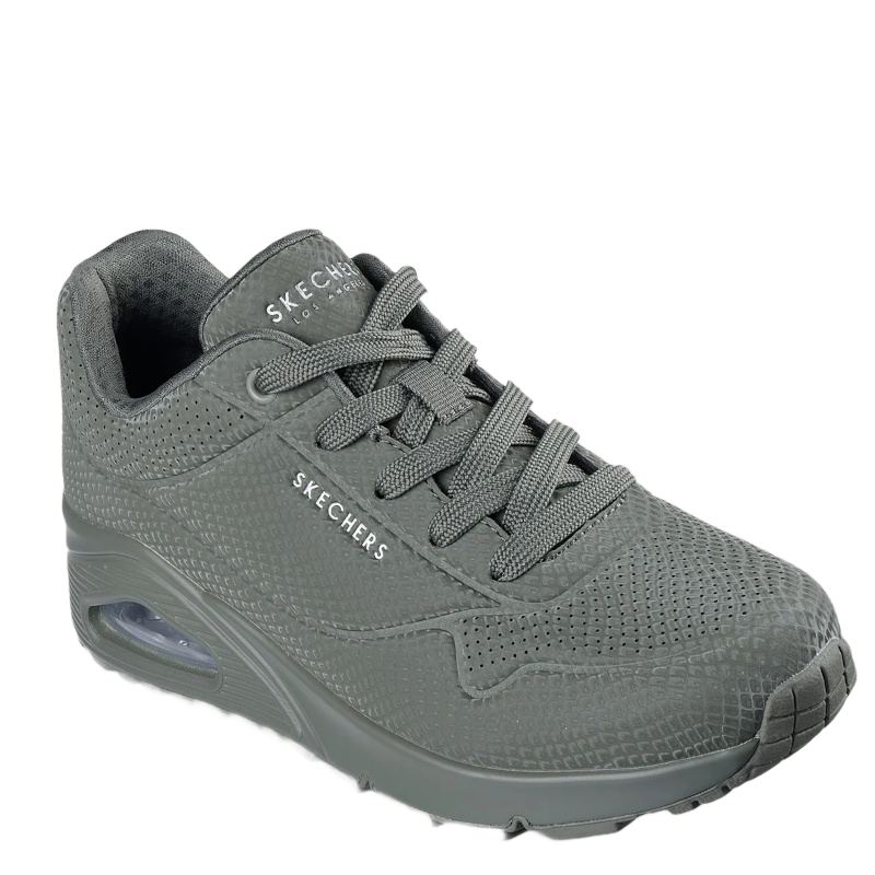 Skechers Uno Stand on Air - Shiny Scale sneaker dame grøn