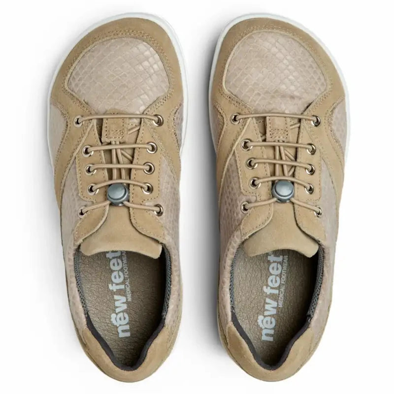 New Feet Sneaker Dame Beige