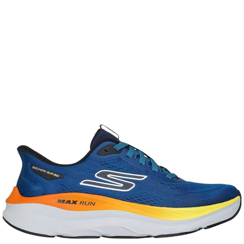 Skechers Slip-ins: Max Cushioning - Max Run Herre Sneaker Blå