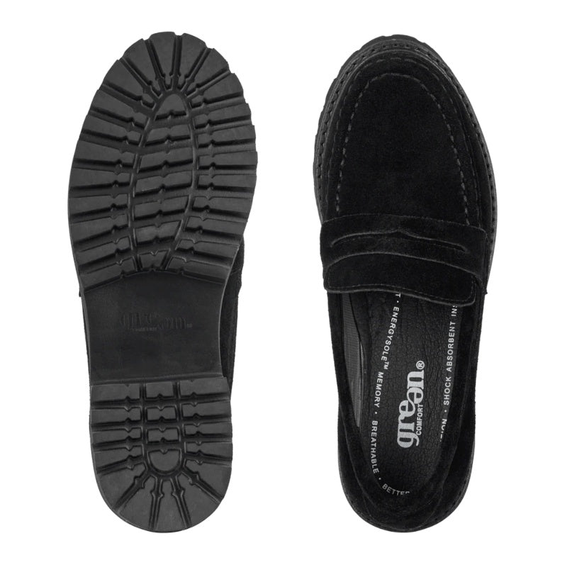 Green Comfort Berlin Barbara Loafer Dame Sort