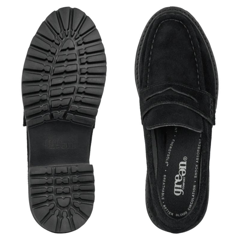 Green Comfort Berlin Balou Loafer Dame Sort
