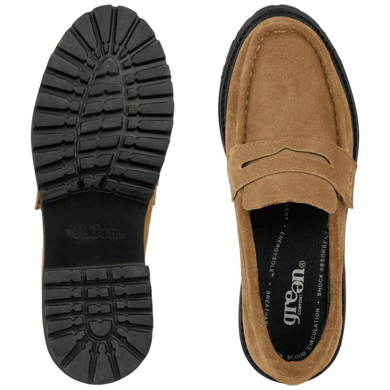 Green Comfort Berlin Balou Loafers Dame Brun