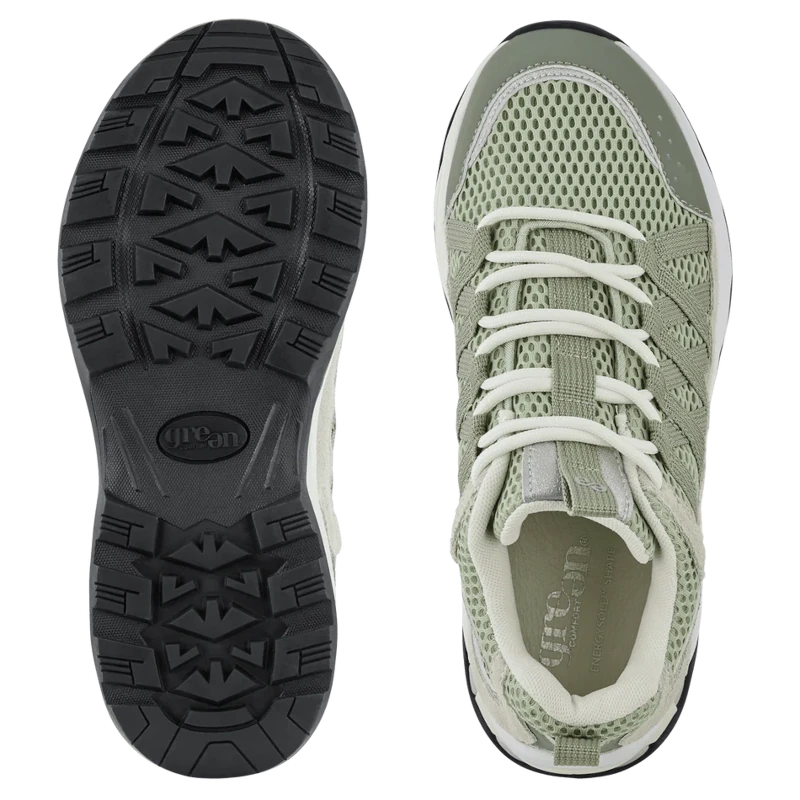Green Comfort London Lourdes Sneaker Dame Grøn