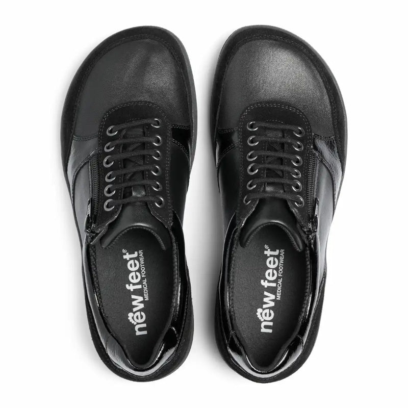 New Feet 252-39-210 Sko Dame Sort