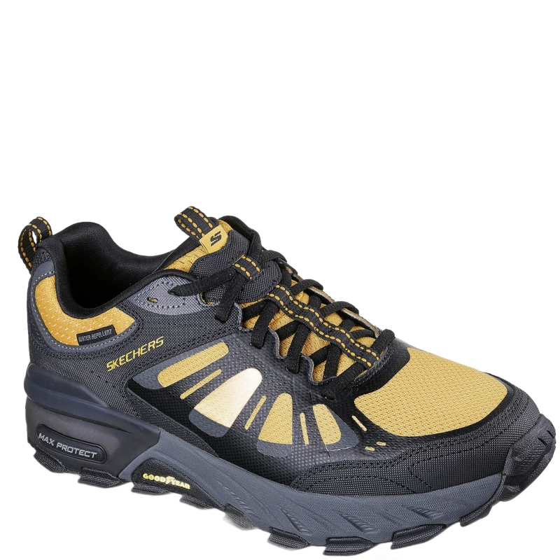 Skechers Max Protect - Sherwood Ridge Sneaker Herre Sort Gul