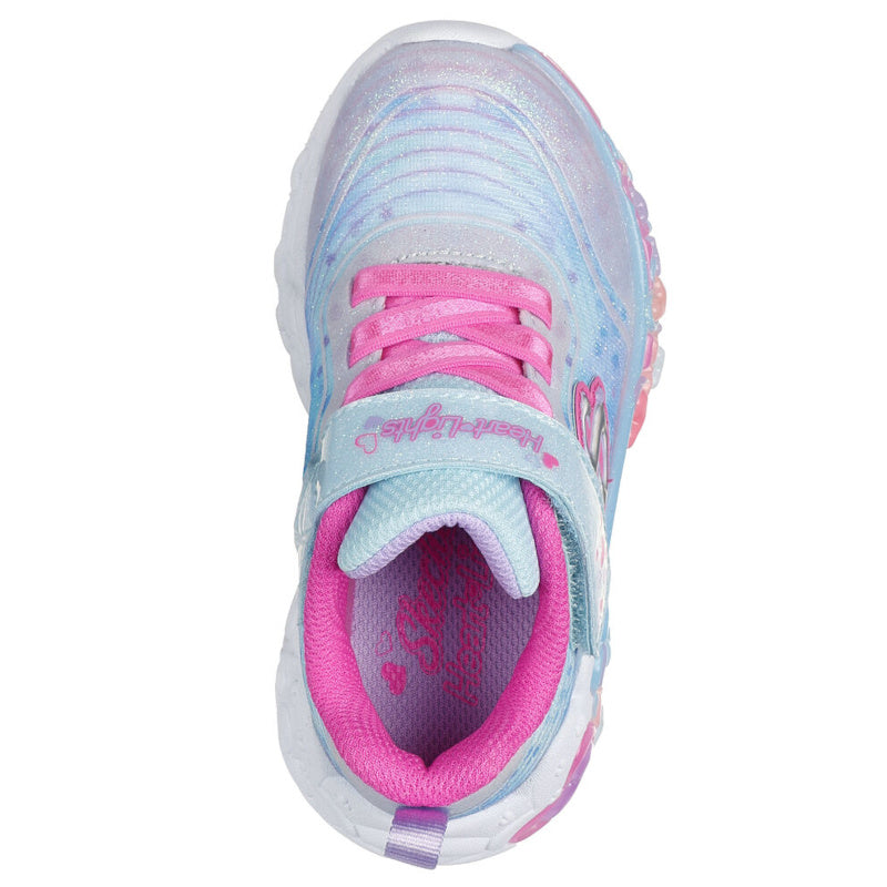 Skechers Eternal Heart blinkesko børn turkis
