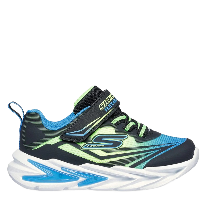 Skechers S Lights: Flex-Glow Ultra Blinkesko børn blå