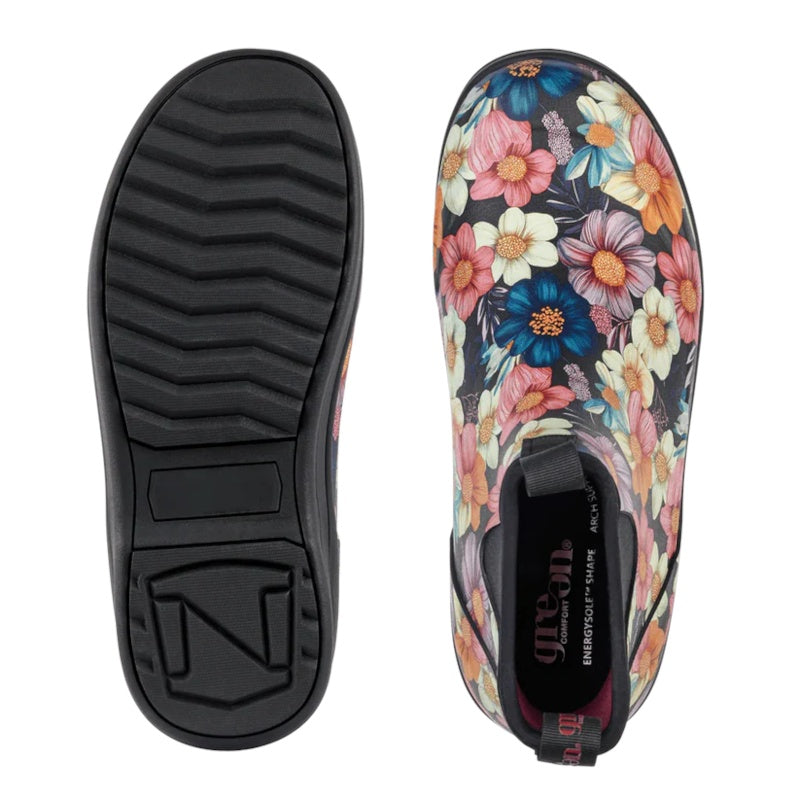 Green Comfort Rain Rafaell Gummistøvler Dame Blomster