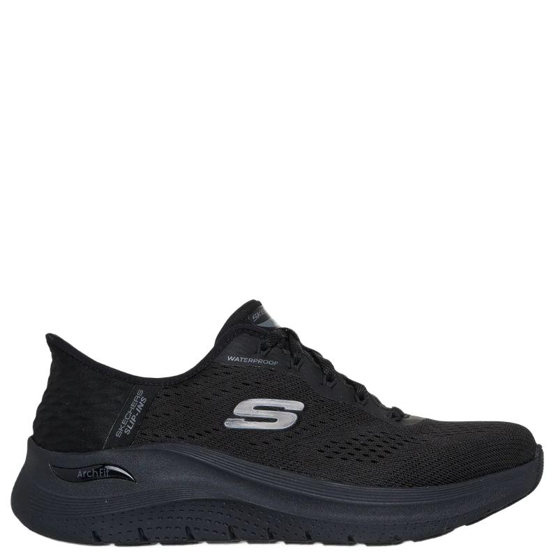 Skechers Slip-Ins: Arch fit 2.0 - Morning Mist Waterproof Sneaker Dame Sort