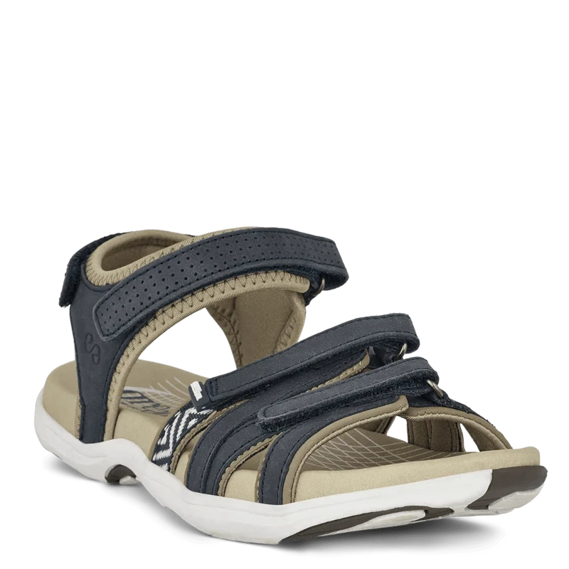 Green Comfort Sandal Dame Blå