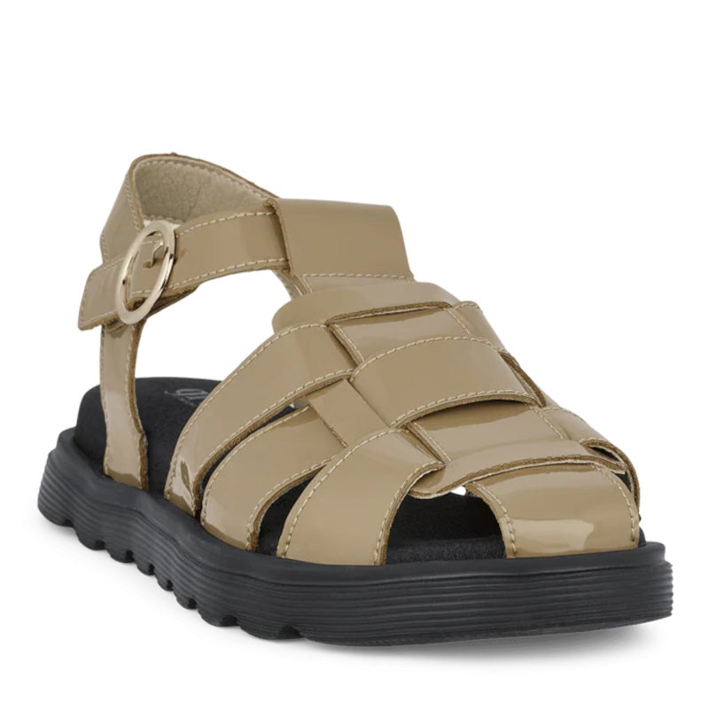 Green Comfort Allow Asa Taupe Sandal Dame Brun