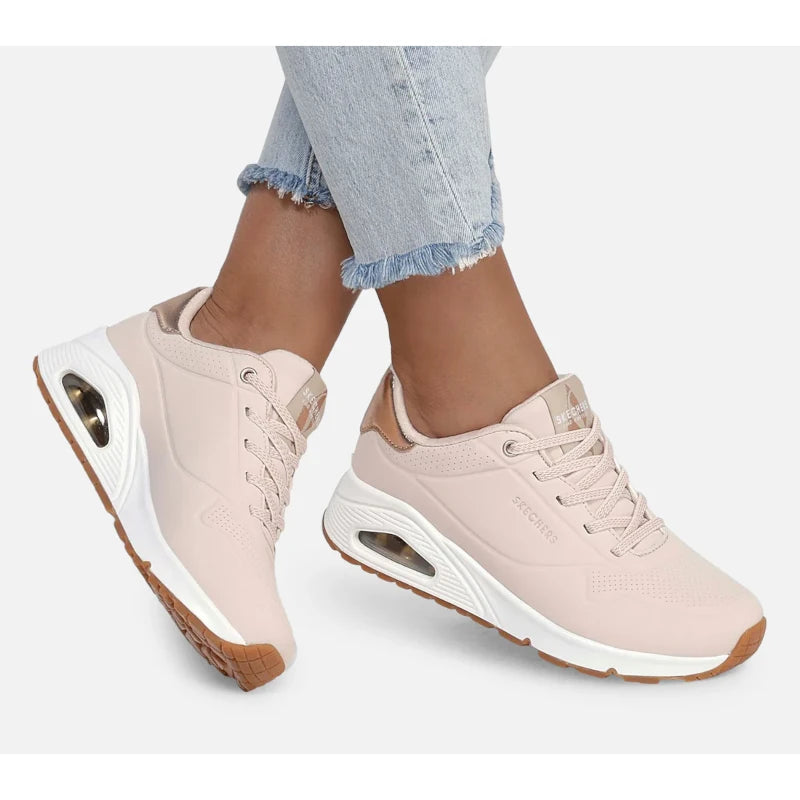 Skechers Street Uno - Shimmer Away sneakers dame beige