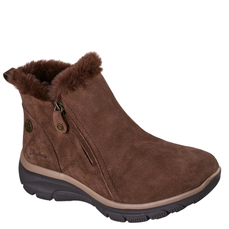 Skechers Easy Going High Zip 2 Waterproof Støvle Dame Brun