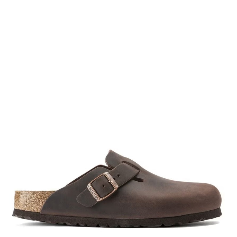 Birkenstock Boston Habana Smutter Dame Brun