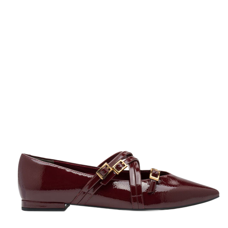 Tamaris 22160 ballerina dame rød
