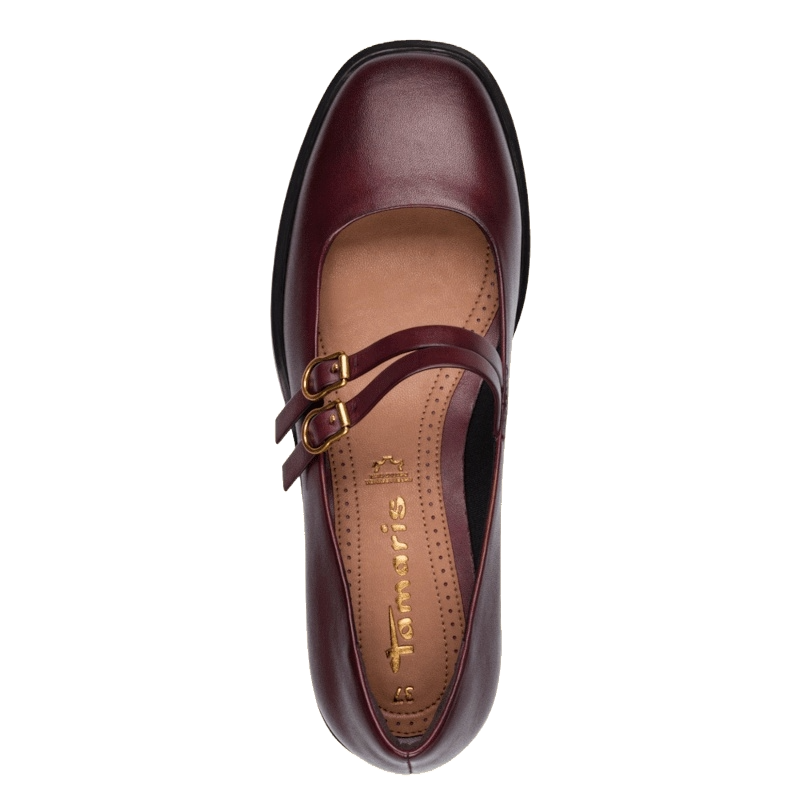 Tamaris Ballerina Dame Rød