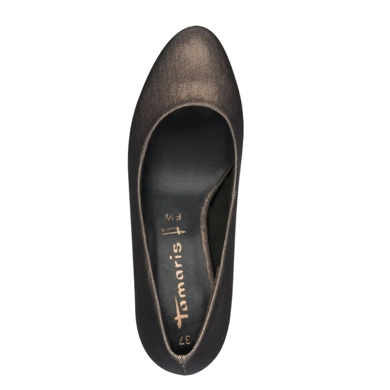 Tamaris 22418 pump dame metallic
