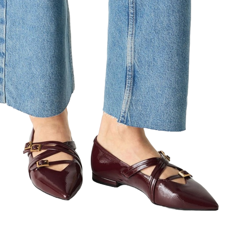 Tamaris 22160 ballerina dame rød