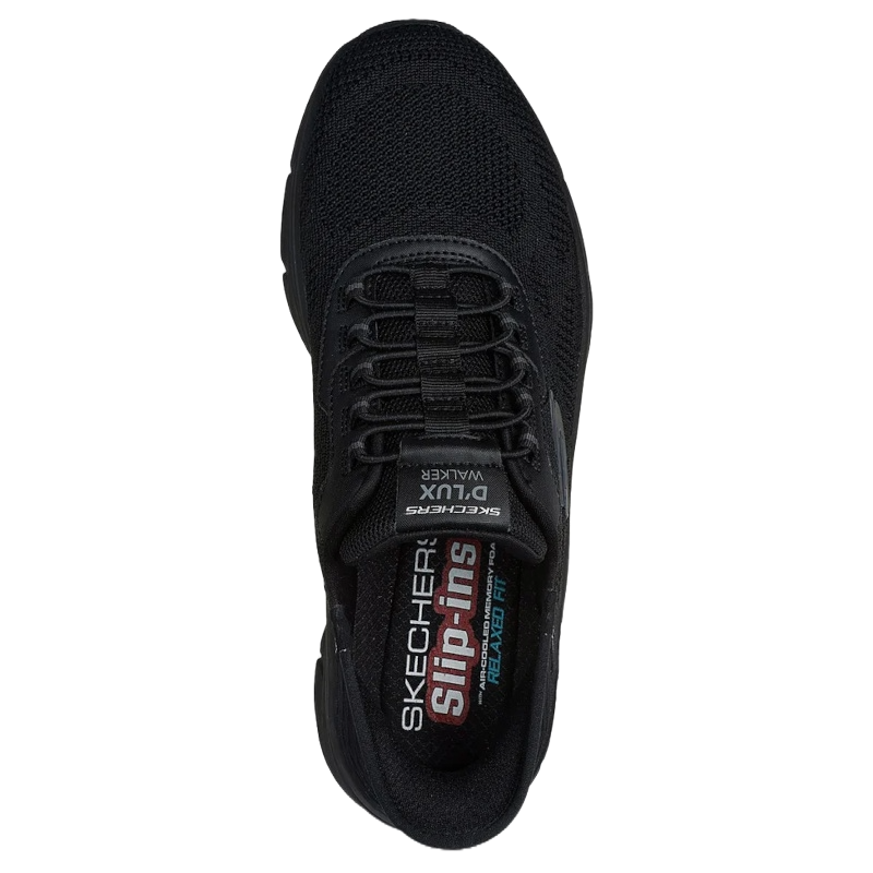 Skechers Relaxed Fit: SLip-ins: D'Lux Walker 2.0 - Rezinate Sneaker Herre Sort