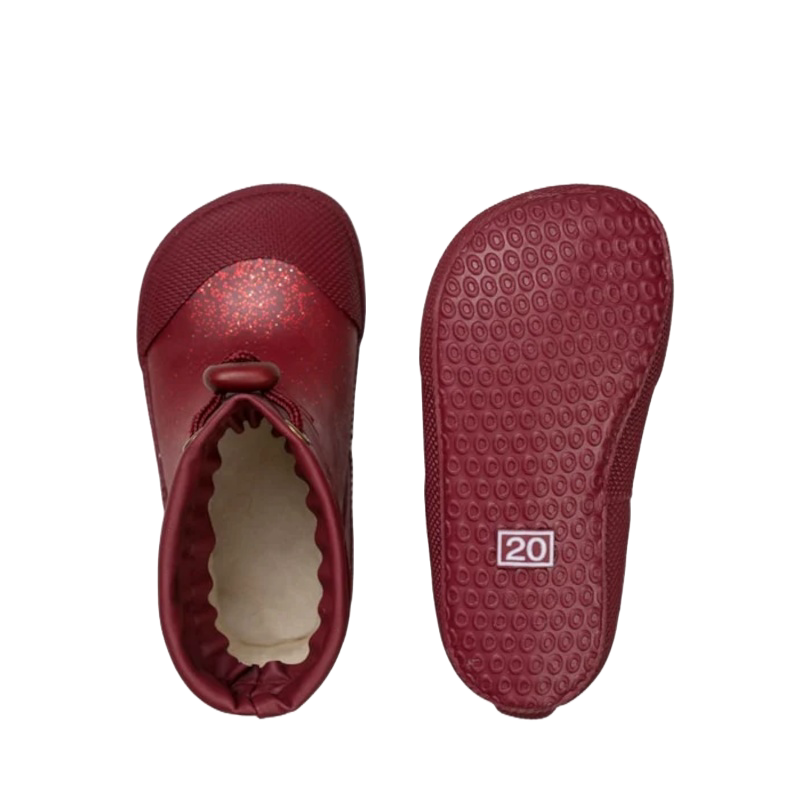 Bundgaard Malik Berry Sparkle Termoestøvle Børn Rød Glimmer