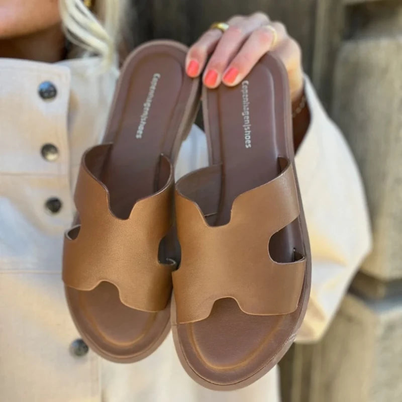 Copenhagen Shoes Ivy leather Smutter Dame Brun