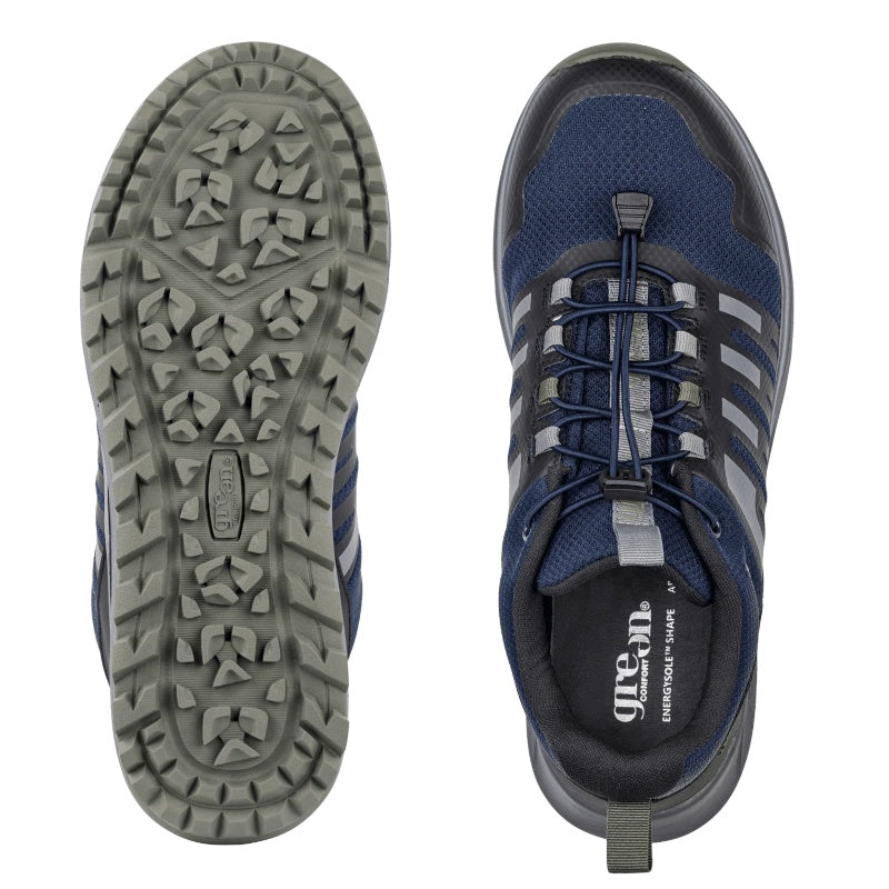 Green Comfort Track N' Trail Sneaker Herre Blå