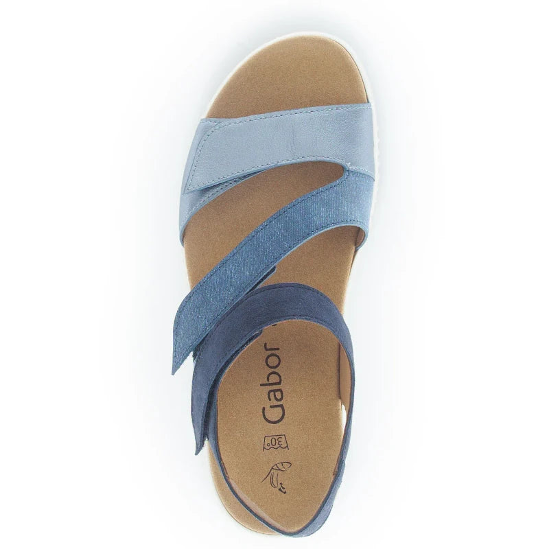 Gabor sandal dame blå