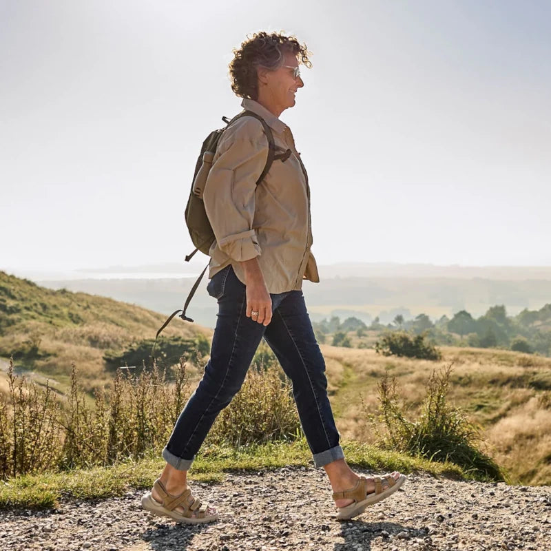 Green Comfort Kiruna Kaisa Sandal Dame Beige