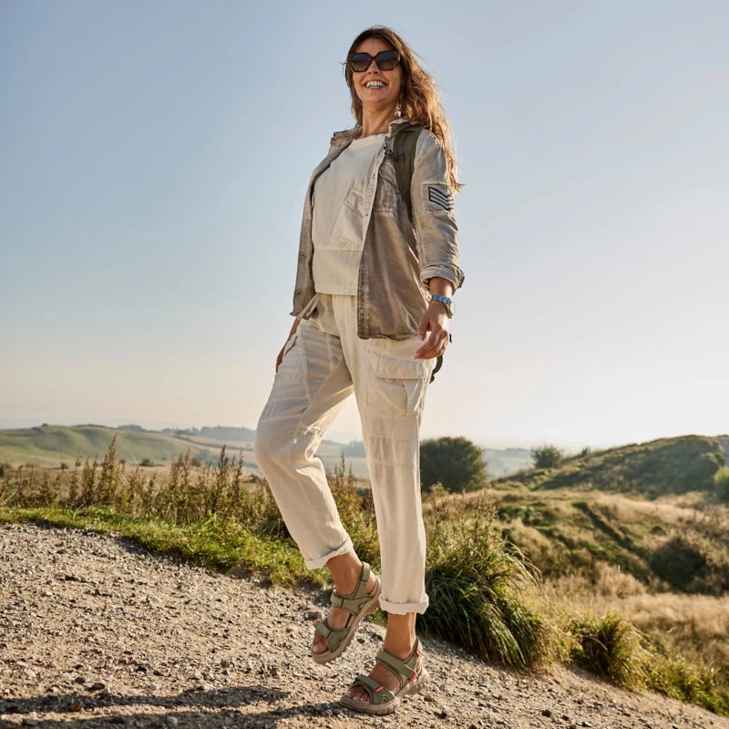 Green Comfort Sandal Dame Grøn