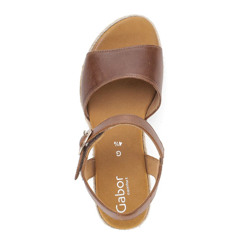 Gabor 710.53 Sandal Dame Brun