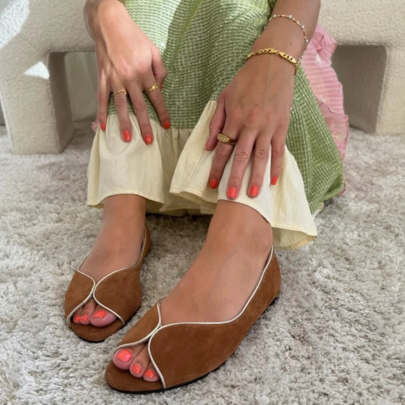 Copenhagen Shoes Like a melody Ballerina Dame Brun