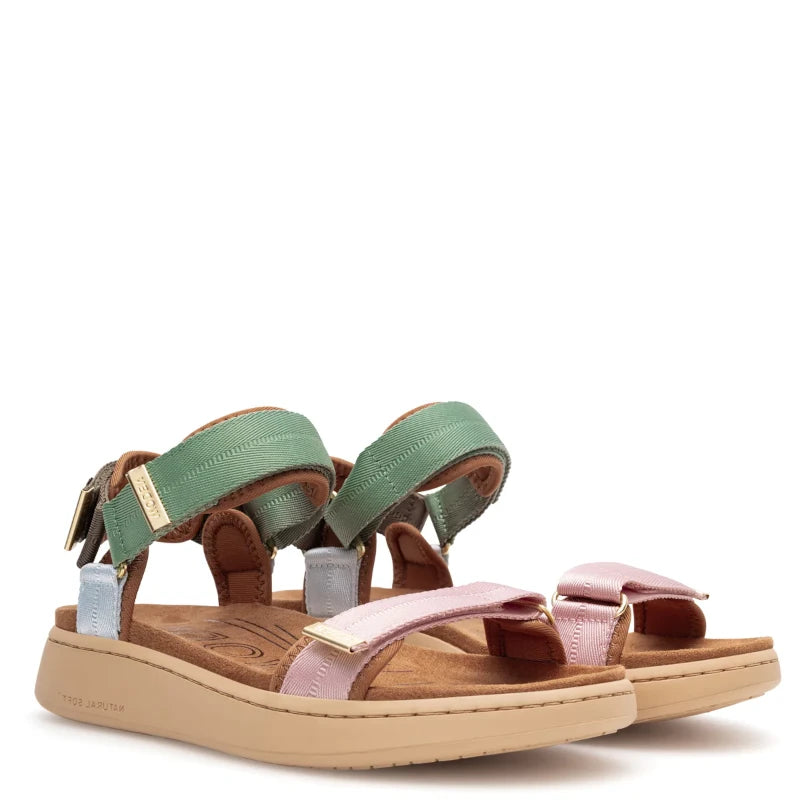 Woden Line Sandal Dame Multi