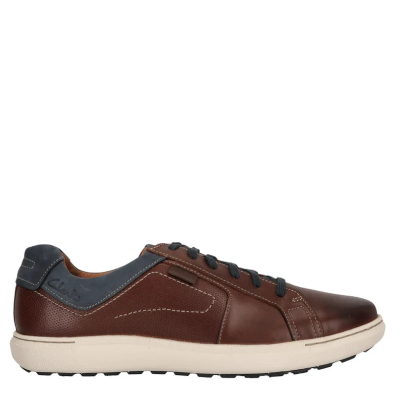 Clarks Mapstone Lace Sneaker Herre Brun