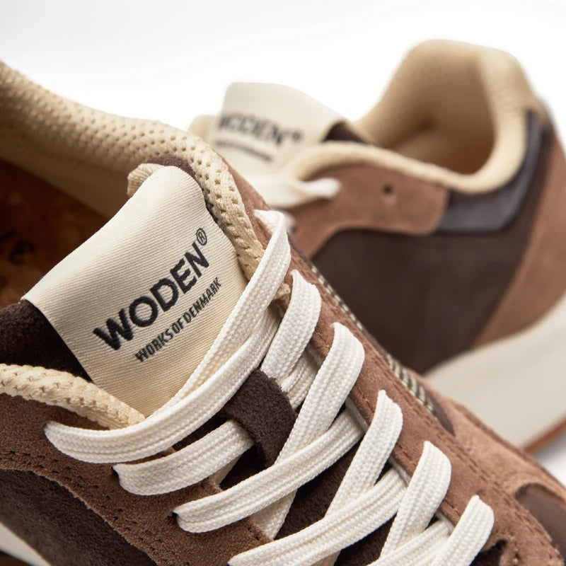 Woden Mathilde Runner sneaker dame brun
