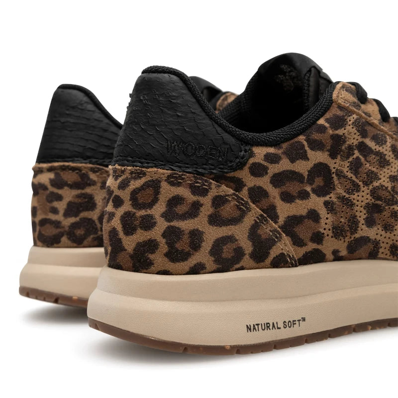 Woden Nikoline sneaker dame leopard