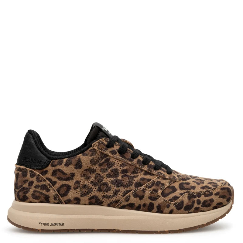 Woden Nikoline sneaker dame leopard