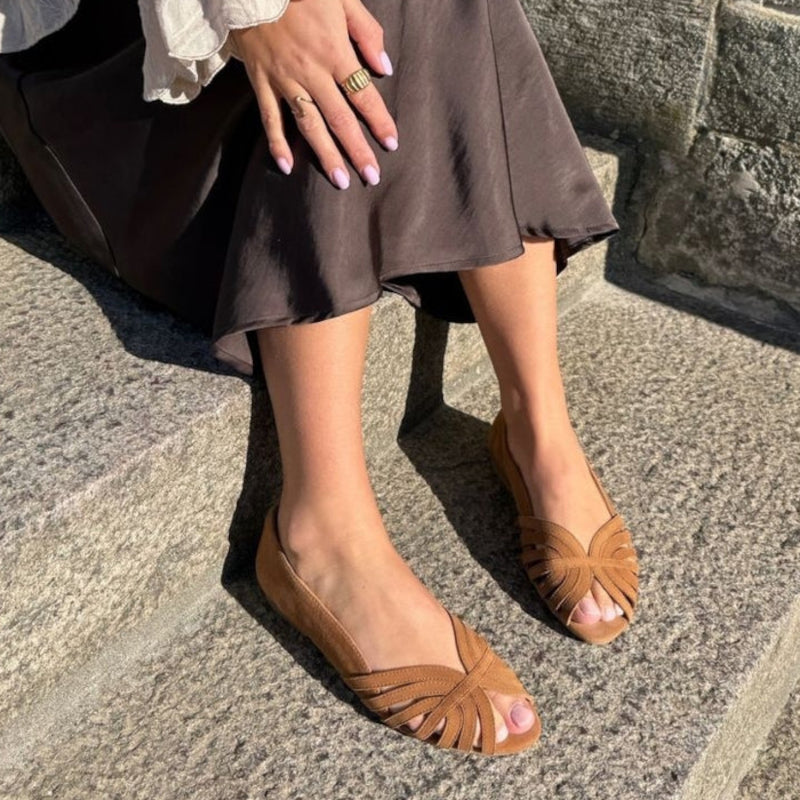 Copenhagen Shoes Passionate Ballerina Dame Brun