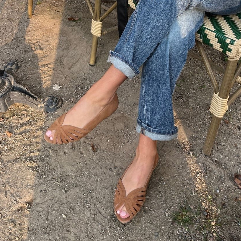 Copenhagen Shoes Passionate Ballerina Dame Brun