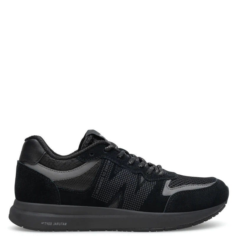 Woden Rigmor Open Mesh Sneaker Dame Sort