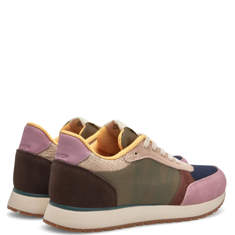 Woden Ronja Dark Algae sneaker dame multi