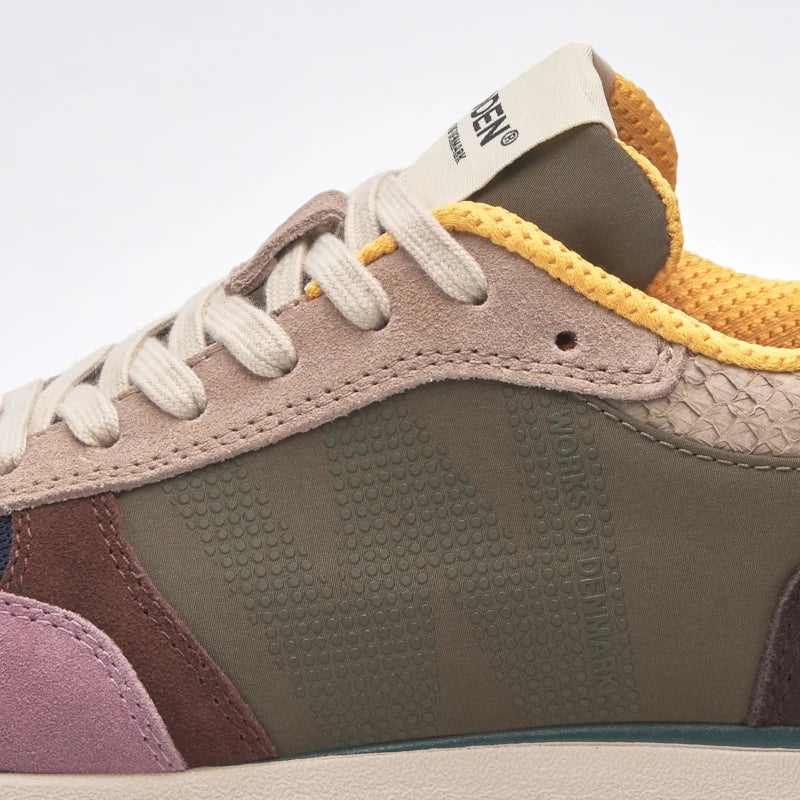 Woden Ronja Dark Algae sneaker dame multi